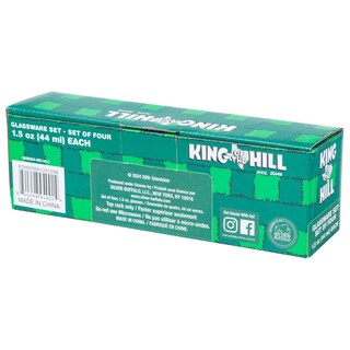 Foto 4 | Foto 4 | Juego De Minivasos Silver Buffalo King Of The Hill Family 45 Ml 4 Piezas - Venta Internacional.