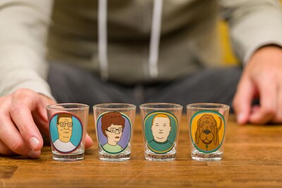 Foto 5 | Foto 5 | Juego De Minivasos Silver Buffalo King Of The Hill Family 45 Ml 4 Piezas - Venta Internacional.