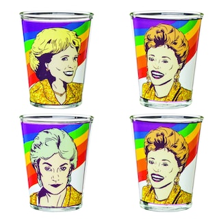 Foto 1 | Foto 1 | Juego De Minivasos Silver Buffalo Golden Girls Rainbow Grid Paquete De 4 - Venta Internacional.
