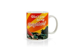 Taza De Café Surreal Entertainment Mr Rogers 450 Ml Cerámica - Venta Internacional.
