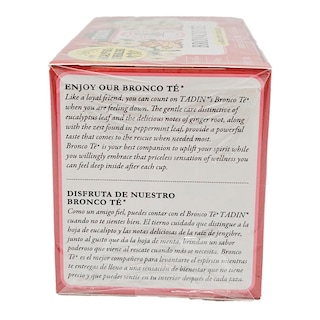 Foto 4 | Foto 4 | Té De Hierbas Tadin Bronco Para Garganta Irritada, 25 Bolsitas De Té - Venta Internacional.
