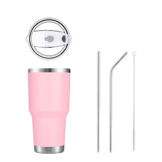 Foto 1 | Foto 1 | Termo Vaso de Acero Inoxidable 30oz para Bebidas Frías y Calientes con Pajita y Popote