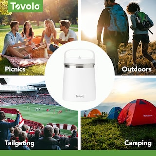 Foto 6 | Foto 6 | Recipiente Para Alimentos Tovolo Traveler 2l De Acero Inoxidable Blanco - Venta Internacional.