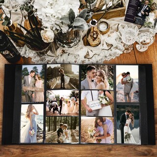 Foto 5 | Foto 5 | Álbum De Fotos De Boda Lanpn 10 X 15 Cm 600 Fotos Funda De Lino - Venta Internacional.