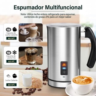 Foto 2 | Foto 2 | Espumador De Leche Vaporizador De Leche Eléctrico Eo Safe Imports Esi-20309 Plata