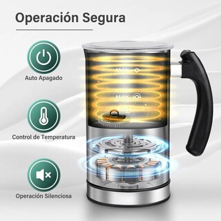 Foto 3 | Foto 3 | Espumador De Leche Vaporizador De Leche Eléctrico Eo Safe Imports Esi-20309 Plata