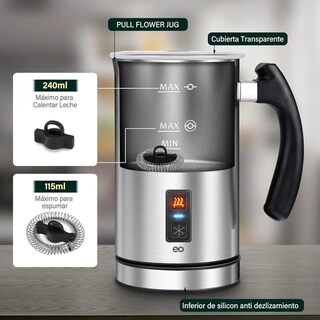 Foto 4 | Foto 4 | Espumador De Leche Vaporizador De Leche Eléctrico Eo Safe Imports Esi-20309 Plata