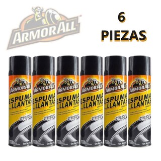 Foto 2 | Foto 2 | Espuma Limpieza Llantas Armor All 510g Brillo Negro 6 Piezas
