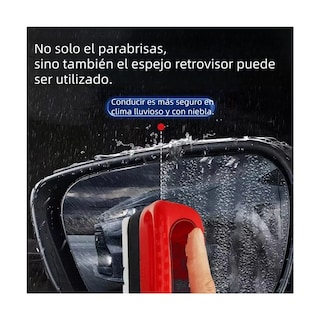 Foto 4 | Foto 4 | 2uds Tablero Limpiador Vidrio Anti Lluvia Auto Visor Casco Aliento Con Tecnología Moderna Eo Safe Imports Esi-20909 Rojo