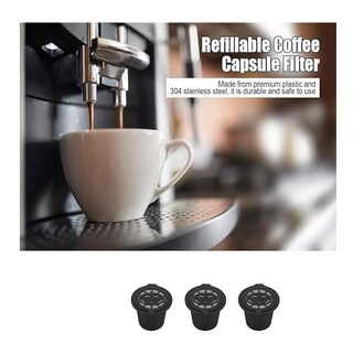 Foto 3 | Foto 3 | Capsulas Nespresso Rellenable Recargable 3 Pzas