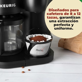 Foto 5 | Foto 5 | Set De 100 Filtros Desechables Para Café Compatible Con Cafeteras De 8 A 12 Tazas