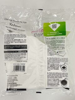 Foto 2 | Foto 2 | Filtros De Café Hario V60 02 Papel Blanco 100 Unidades 10 Unidades - Venta Internacional.