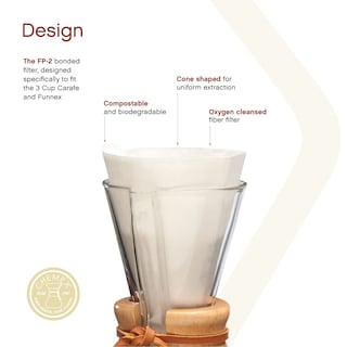 Foto 3 | Foto 3 | Filtro Aglomerado Chemex De 100 Unidades Para Cafeteras Chemex - Venta Internacional.
