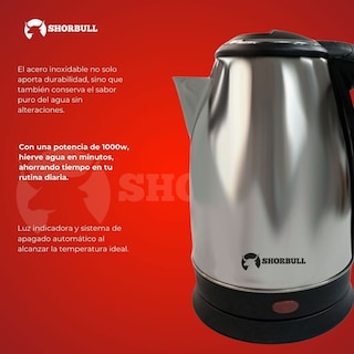 Foto 6 | Foto 6 | Tetera Eléctrica 2 l Shorbull