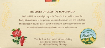 Foto 3 | Foto 3 | Herbal Tea Celestial Seasonings Lemon Zinger, 20 Bolsitas De Té - Venta Internacional.