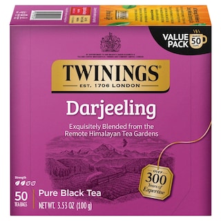 Foto 1 | Foto 1 | Té Negro Darjeeling De Tea Twinings, 50 Bolsas Envueltas Individualmente - Venta Internacional.