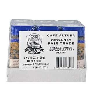 Foto 1 | Foto 1 | Café Instantáneo Café Altura Café Descafeinado Orgánico 100 G (paquete De 6) - Venta Internacional.