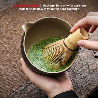 Foto 3 | Foto 3 | Juego De Cuencos Para Matcha Teanagoo  Cerámica  510 Ml  Con Soporte Para Batidor  Color Negro - Venta Internacional.