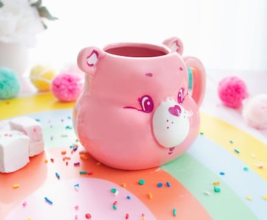 Foto 6 | Foto 6 | Taza De Cerámica Silver Buffalo Care Bears Cheer Bear, 590 Ml - Venta Internacional.