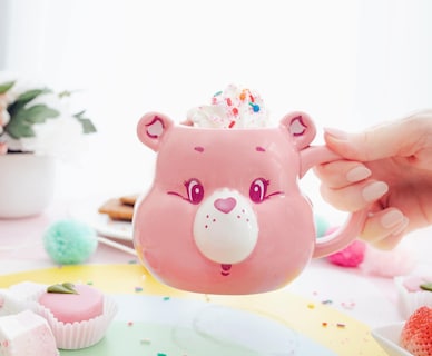 Foto 7 | Foto 7 | Taza De Cerámica Silver Buffalo Care Bears Cheer Bear, 590 Ml - Venta Internacional.