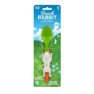 Foto 5 | Foto 5 | Tenedor Y Cuchara Para Conejos Nesting Kids Utensilios Genuinos Fred Snack Rabbit Zanahoria - Venta Internacional.