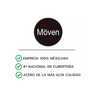 Foto 7 | Foto 7 | Juego de Cubiertos Moven Niza II color Plata para 6 Personas 24 PZAS de Acero Inoxidable
