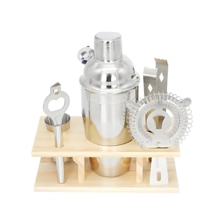 Foto 1 | Foto 1 | Juego De Coctelería Con Soporte De Bambú