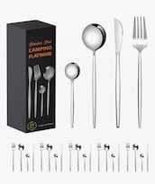 Juego De Cubiertos Elegantes 24 Piezas Acero Inoxidable