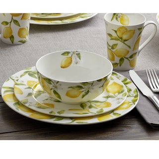 Foto 7 | Foto 7 | Juego De Vajilla Mikasa Lemons De 16 Piezas Service Para 4 - Venta Internacional.