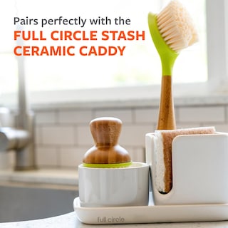 Foto 7 | Foto 7 | Cepillo Para Platos Scrub Set Full Circle Bubble Up De Bambú Color Blanco - Venta Internacional.