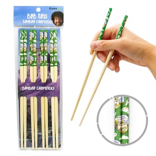 Foto 1 | Foto 1 | Juego De Palillos Gamago Bob Ross Bamboo 4 Pares 23 5 Cm - Venta Internacional.