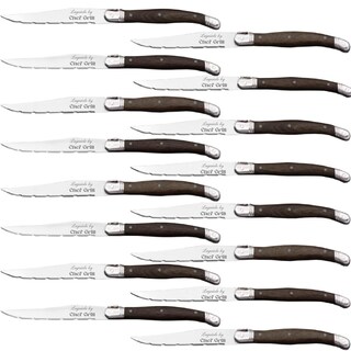 Foto 1 | Foto 1 | Cuchillo Para Cortes De Carne Chef Grill Mxodd-011 16piezas 23 Cm Acero Inoxidable