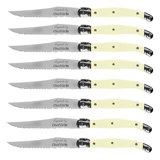 Foto 1 | Foto 1 | Chuchillos Laguile Originales Chef Grill Mxory-007 8 Pzas 23 Cm Marfil