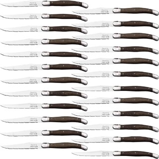 Foto 1 | Foto 1 | Cuchillos De Madera De Palisandro Chef Grill Mxodd-014 24piezas 23 Cm Acero Inoxidable