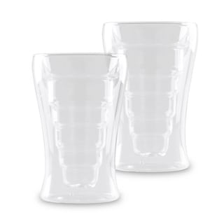 Foto 1 | Foto 1 | Vasos de Vidrio con Doble Pared de Cristal Innovador 2pz 290ml