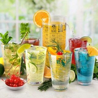 Foto 7 | Foto 7 | Vaso con Recetas de Cóctel para Vodka Genuine Fred Good Measure 16 Onzas - Venta Internacional