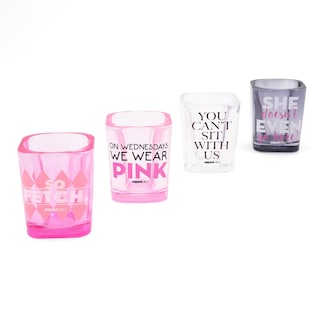 Foto 3 | Foto 3 | Minigafas De Chupito Silver Buffalo Mean Girls, Juego De 4 - Venta Internacional.