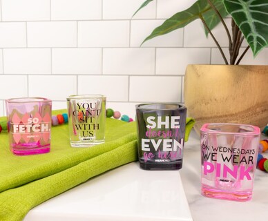 Foto 5 | Foto 5 | Minigafas De Chupito Silver Buffalo Mean Girls, Juego De 4 - Venta Internacional.