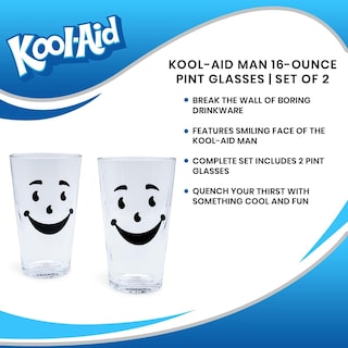 Foto 7 | Foto 7 | Set De Vasos De Cerveza Kool-aid Man, De 473 Ml, Cristalería Para El Hogar Y La Cocina - Venta Internacional.