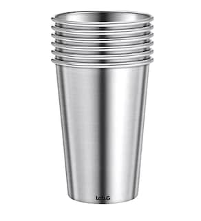 Foto 1 | Foto 1 | Vasos Acero Inoxidable Lab.g 500 Ml Para Cerveza 6 Pzs, Plata