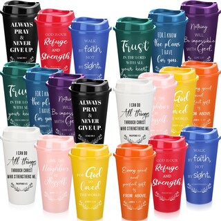 Foto 1 | Foto 1 | Tazas De Café Skylety Bible Verse, 470 Ml, Paquete De 60 Unidades Con Tapa - Venta Internacional.