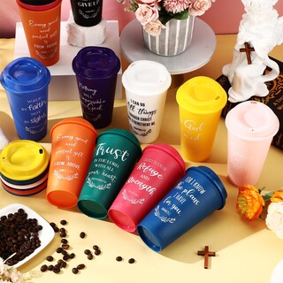 Foto 6 | Foto 6 | Tazas De Café Skylety Bible Verse, 470 Ml, Paquete De 60 Unidades Con Tapa - Venta Internacional.
