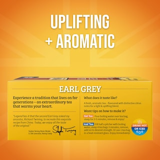 Foto 2 | Foto 2 | Té Negro Earl Grey De Tea Twinings 100 Bolsitas De Té Envueltas Individualmente - Venta Internacional.
