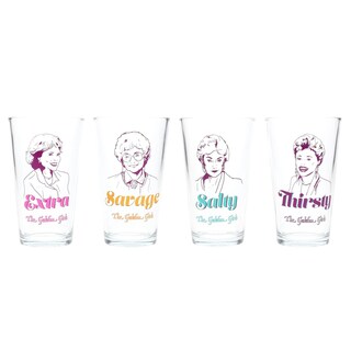 Foto 1 | Foto 1 | Set De Vasos De Pinta Silver Buffalo Golden Girls Line Art 480 Ml 4 Unidades - Venta Internacional.
