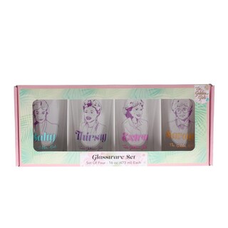 Foto 3 | Foto 3 | Set De Vasos De Pinta Silver Buffalo Golden Girls Line Art 480 Ml 4 Unidades - Venta Internacional.