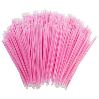 Foto 5 | Foto 5 | Pajitas De Plástico Juvale, 300 Unidades, 25 Cm De Largo, Rosas, Para Fiestas - Venta Internacional.