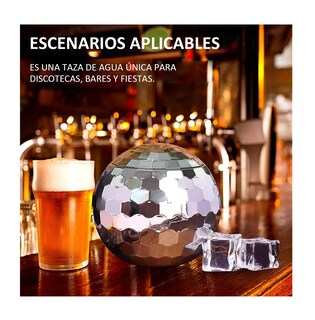 Foto 4 | Foto 4 | Vaso Esfera Bola Disco Ball Popote 600ml Fiesta Copa Espejo