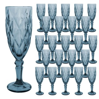 Foto 1 | Foto 1 | Copas de Vidrio Vittori Azules Cristal 24 Piezas