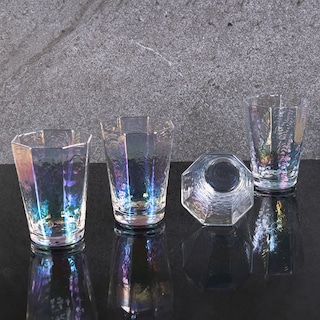 Foto 5 | Foto 5 | Set De Vasos De Vidrio Crown Baccara Dito Clear 4 Piezas De 300 Ml