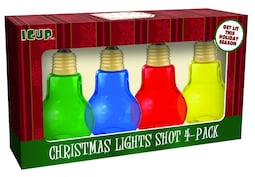 Set Icup De Luces Navideñas Navideñas Shotglass  50 Ml  4 Unidades - Venta Internacional.